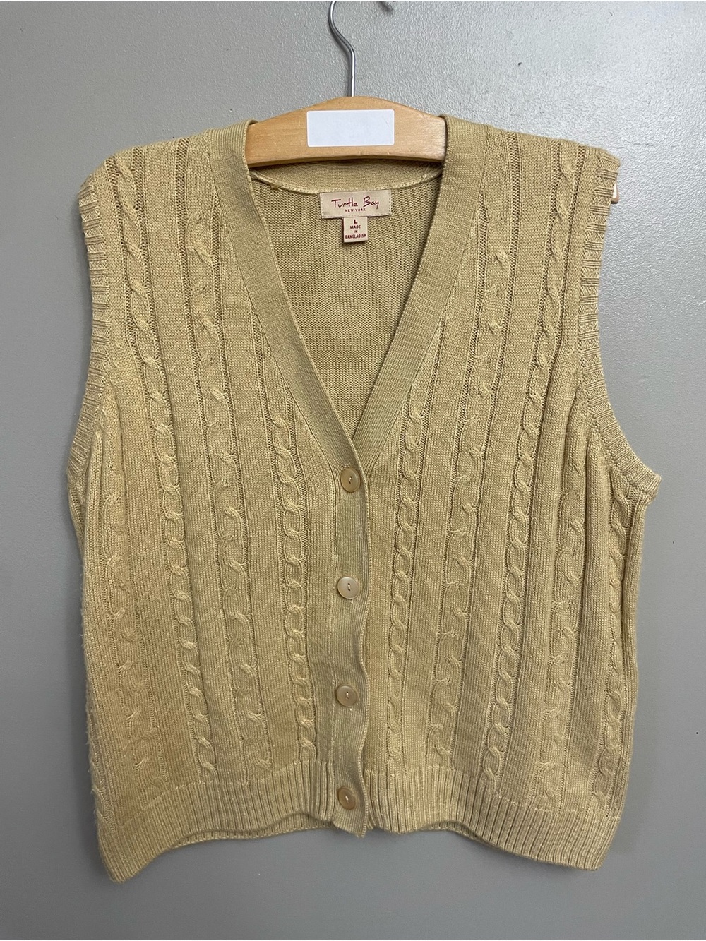 Vintage Turtle Bay Sweater Vest Large